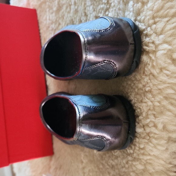 NWT IOB Coach August PGM Signature Indigo Metallic Ballet Flats - Picture 7 of 16